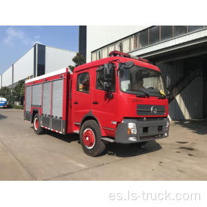 Dongfeng camión de incendios forestales 4x4 unidad CUMMINS motor